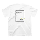 Ran.のmimosa. スタンダードTシャツの裏面