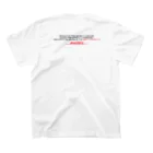 fineEARLS／ファインアールのsspdeth1 スタンダードTシャツの裏面