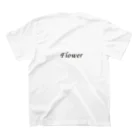 書家　藍光ショップの華　絵付きver Regular Fit T-Shirtの裏面