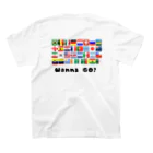 FLEX INTERNATIONALの「Wanna Go？」 スタンダードTシャツの裏面