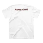 HappyGorillaのハッピーゴリラ　大奥 スタンダードTシャツの裏面