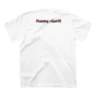 HappyGorillaのハッピーゴリラ　大奥 スタンダードTシャツの裏面