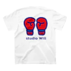 総合格闘技・フィットネス studio Willのstudio Will×INGRID オリジナルTシャツ_C1 スタンダードTシャツの裏面