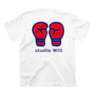 総合格闘技・フィットネス studio Willのstudio Will×INGRID オリジナルTシャツ_C2 スタンダードTシャツの裏面