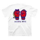 総合格闘技・フィットネス studio Willのstudio Will×INGRID オリジナルTシャツ_D2 Regular Fit T-Shirtの裏面