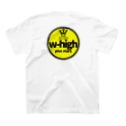 w-high plus starz の2022 スタンダードTシャツの裏面