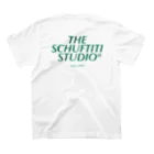 Schuftiti (シュフティティー)のThe Schuftiti Studio (グリーン) スタンダードTシャツの裏面