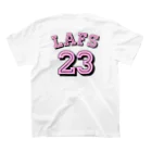 Lafs23のLafs23 公式グッズ ｢背番号｣ スタンダードTシャツの裏面