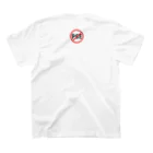 notのnot PSE (white ver.) スタンダードTシャツの裏面