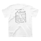 がらぱごす神社の後ろの人への善意 Regular Fit T-Shirtの裏面