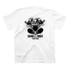 SAUNA ZOMBIESのSAUNAZOMBIES -FAMOUS LOGO & SATORI DOKURO T - スタンダードTシャツの裏面