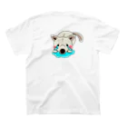 保護犬達の楽園オリジナルグッズの反省してますワサビちゃん Regular Fit T-Shirtの裏面