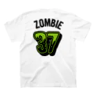 SAUNA ZOMBIESのSAUNAZOMBIES -BASEBALL T - スタンダードTシャツの裏面