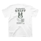 Sigachan-goのはこちゃんとお友達 うさ太鼓Tシャツ Regular Fit T-Shirtの裏面