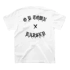 MxUxGのMisfits Raised (W)T-sh スタンダードTシャツの裏面