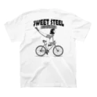 nidan-illustrationの"SWEET STEEL Cycles" #2 Regular Fit T-Shirtの裏面