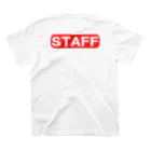 AAAstarsのSTAFF　ー両面ﾌﾟﾘﾝﾄ スタンダードTシャツの裏面