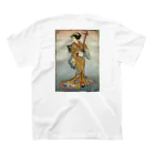 nidan-illustrationの"美人画" 2-#2 Regular Fit T-Shirtの裏面