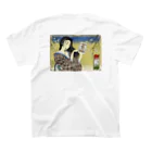 nidan-illustrationの"錦板を遣ふ女の図" #2 スタンダードTシャツの裏面