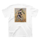 nidan-illustrationの"双輪車娘之圖會" 5-#2 スタンダードTシャツの裏面