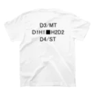 Sakana-manのD4 Regular Fit T-Shirtの裏面