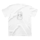 睡眠イナフのlazy girl スタンダードTシャツの裏面