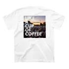 THIS IS COFFEEのLike a cup of coffee Regular Fit T-Shirtの裏面