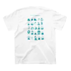 Agu_radioの米神あぐらぢお公式グッズ スタンダードTシャツの裏面