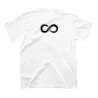 infiniteの♾ スタンダードTシャツの裏面