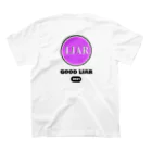 LIARの「GOOD LIAR」Light purple スタンダードTシャツの裏面