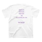 SCREWのpain logo スタンダードTシャツの裏面