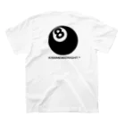 KISSMEMIDNIGHT.®︎の🎱 スタンダードTシャツの裏面