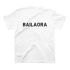 Tienda de FlamencoloresのROSA BAILAORA NEGRA スタンダードTシャツの裏面