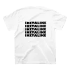 ポップならくがきの行けたら行く　IKETALIKE スタンダードTシャツの裏面