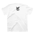 ごま猫の店のグラフィカルごま5 スタンダードTシャツの裏面