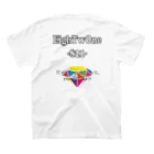 ストリートファッションはEighTwOne-821-(えいとぅーわん はちにーいち)のDIAMOND スタンダードTシャツの裏面