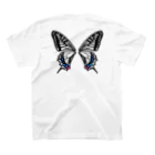 Alba spinaの揚羽蝶 スタンダードTシャツの裏面