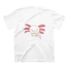 nanairoのウーパーくん / バックプリント スタンダードTシャツの裏面