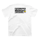 sta-ticeのfishing mana Club スタンダードTシャツの裏面