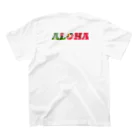 Aloha Blue Skyのハイビスカス Regular Fit T-Shirtの裏面