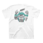 FooDeeのburger TシャツWhite Regular Fit T-Shirtの裏面