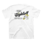 muuuuutosanのGIVE ME HIGHBALL（バックプリント） Regular Fit T-Shirtの裏面