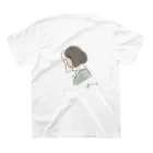 m__plantのgirl スタンダードTシャツの裏面