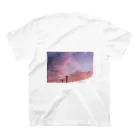 cowsのピンク雲 スタンダードTシャツの裏面