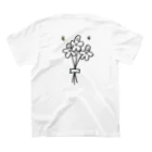 BOREDAMNのBOREDAMN_flower スタンダードTシャツの裏面