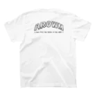 AROWMのあろうむ スタンダードTシャツの裏面