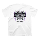 SPOOPY TOWNのMelting eyes_hologram スタンダードTシャツの裏面