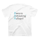 Awara Amazing ActionのAAA スタンダードTシャツの裏面