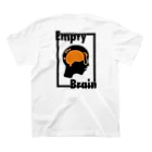 Tea CeremonyのEmpty Brain Regular Fit T-Shirtの裏面