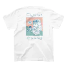 MORIの【ロゴ青色】chillout drawing Regular Fit T-Shirtの裏面